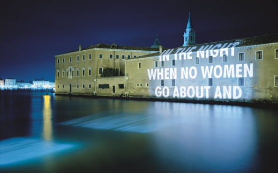 Jenny Holzer Shows New Light Projection Works At Blenheim Palace